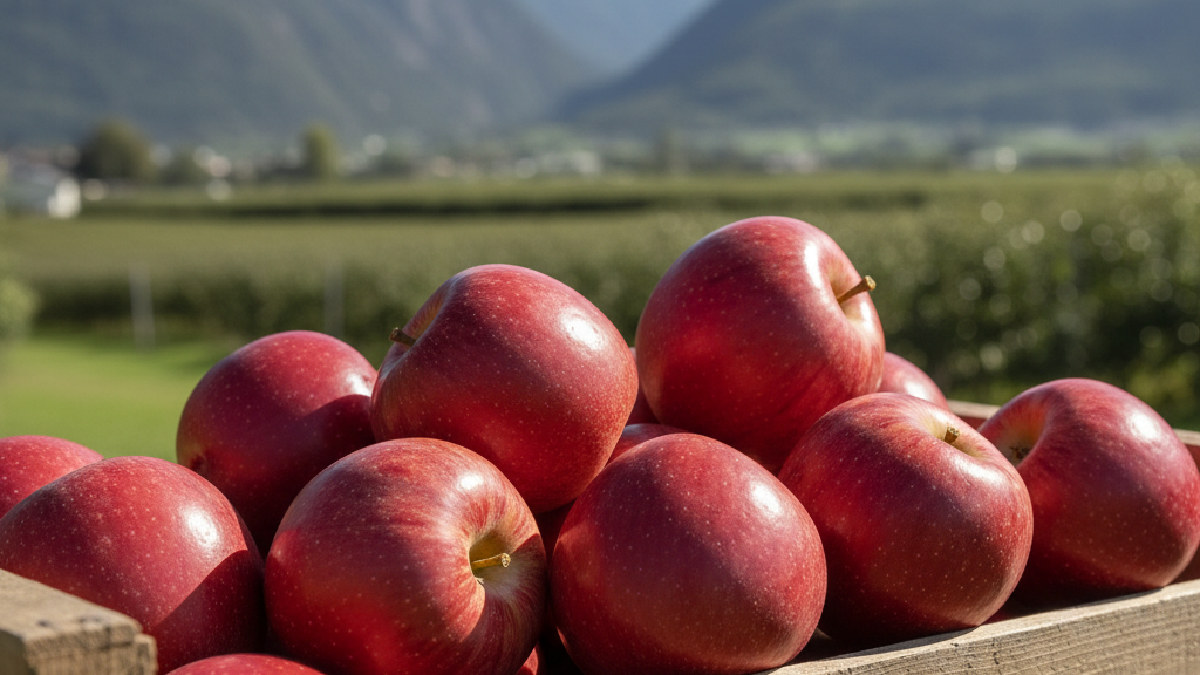 Calidad de manzanas orgánicas Val Venosta en América